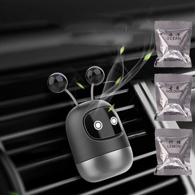 Car Air Freshener Stick/คลิปสำหรับหุ่นยนต์สร้างสรรค์พร้อม Swing Tentacle Diffuser Decor 3 กลิ่น-dliqnzmdjasfg