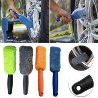 Car Microfiber Wheel Tire Rim Brush Car Wash Cleaner Plastic Handle for Car Wash Car Cleaning Accessories Sponges Cloths Bru