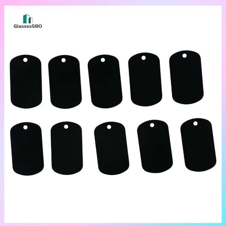 Glasses580 aluminum label alloy blank engraving blank dog tags for