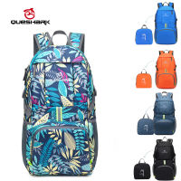 QUESHARK Professional 35L Printing Ultralight Waterproof Foldable Outdoor Camping Backpack Climbing Hiking Travel Bag 5 Colors