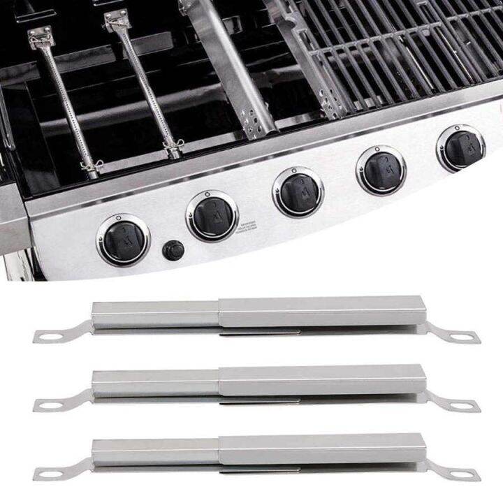BBQ Grill Tube Stainless Steel Gas Burner Grill Crossover Pipe Channel