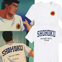 Fashion ญี่ปุ่นอะนิเมะ Slam Dunk Shohoku ตะกร้าลูกทีม T เสื้อ Sakuragi Hanamichi พิมพ์ T เสื้อขนาดใหญ่ Cosplay Unisex เสื้อผ้า Tee