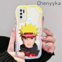 เคส Chenyyka สำหรับ VIVO Y30 Y30i Y50เคสการ์ตูนเด็กผู้ชายลายเนื้อครีมขอบคลื่นเคสมือถือกันกระแทกแบบใสนิ่มโปร่งใสลายกล้องถ่ายรูปความคิดสร้างสรรค์เคสซิลิกาเจลฝาครอบป้องกัน