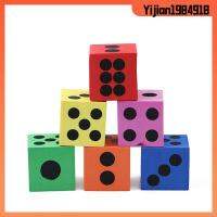 YIJIAN1984918 2pcs Color Random หลากสี อัลตร้าไลท์ ของขวัญสำหรับเด็ก ลูกเต๋าโฟมดอท ของเล่นเด็ก แหล่งเรียนรู้ คณิตศาสตร์อ่อน