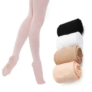 Kids Girls Velvet Ballet Tights Dance Socks Microfiber Socks