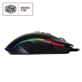 Cooler Master CM310 Gaming Mouse, Ambidextrous Shape, Pixart A3325, 10000 DPI, RGB Illumination, Matte UV Coating, Textured Rubberized Side Grips. 