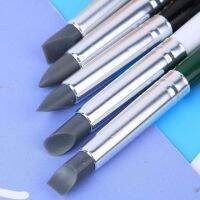 5pcs Hard Silicon Color Shaper Size 6 Potters Tool Kit Rocks For Painting Sculpted Clay Tools Wax Sculpting Tools for Beginners