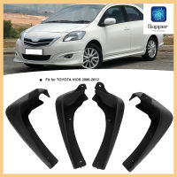 【Clearance Sale】4pcs พลาสติกบังโคลนรถกันโคลนบังโคลนรถ Fender Protector เหมาะสำหรับ TOYOTA VIOS 2006-2012