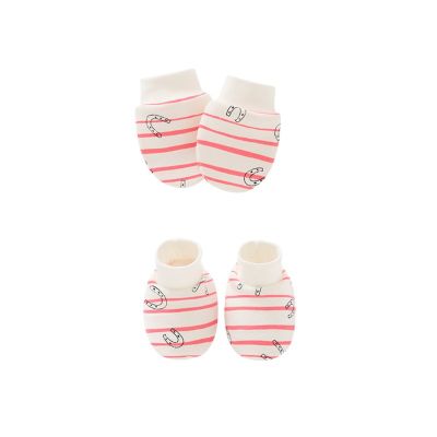 OMG* Baby Anti Scratching Cotton s+Ears Hat+Foot Cover Set Mittens Socks Beanie Baby Anti Scratching s