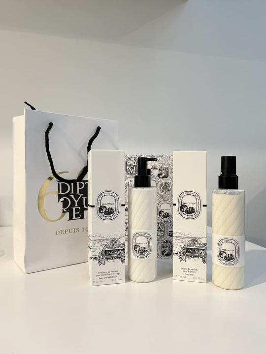 ORIGINAL DIPTYQUE PHILOSYKOS SET (200ML HAND & BODY LOTION + 200ML BODY