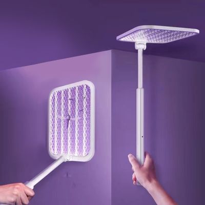 【CW】 180 Rotatable Lamp 3500V Electric Swatter Anti Repellent Bug Zapper Insect