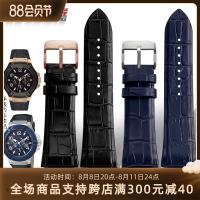 Genuine Leather Strap Mens Suitable for Guess Gaels W0247G3 W0040G7/0040G3 Convex Bracelet 22mm