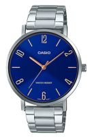 Casio Standard นาฬิกาข้อมือผู้หญิง สายสแตนเลส รุ่น LTP-VT01D,LTP-VT01D-2B2,LTP-VT01D-2B2UDF - สีเงิน