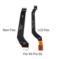 สำหรับ Xiaomi Poco X4 Pro 5G / X4 GT ตัวเชื่อมต่อเมนบอร์ดบอร์ด USB จอแสดงผล LCD สายเคเบิลงอได้ซ่อม