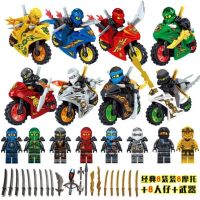 Lego Education New Phantom Ninja Figure Motorcycle Chinese Building Blocks Puzzle Assembled Toys Villain Boy Lloyd 【AUG】