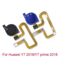 For Huawei Y7 prime 2018 Y9 2019 Fingerprint Sensor Key Home Button Flex Cable Touch ID Cellphone Parts