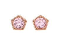 Jewelry Buffet Pink Lemonade Earring Sterling Silver 925 and Rose Gold Plated