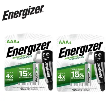 Energizer Power Plus AAA 700mAh Rechargeable Batteries (10 Pack)