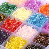 hotx【DT】 400pcs/lot 2x6mm Tube Glass Beads Austria Czech Spacer Jewelry Making Accessories