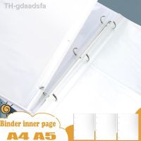 ✥►♨ 10Pcs A4/A5 File Folder Transparent Plastic Clip Binder Inner Page Photo Album Paper Collecting Accessories Document Organizer
