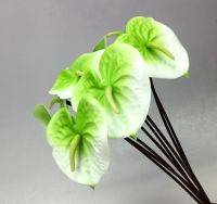 ดอกหน้าวัว ยาว48cm. Artificial anthurium ดอกไม้ประดิษฐ์เกรดพรีเมี่ยม สวยเหมือนจริง
