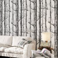 【CW】 Wallpaper Design Roll Pearly Rustic Woods Bedroom Room Wall Paper