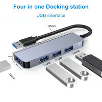 ปลั๊กแอนด์เพลย์แท่นวางมือถือความเร็วสูง Usb-C ดาต้าฮับความเร็วสูงฮับ Usb สำหรับการถ่ายโอนข้อมูลที่ราบรื่น4พอร์ต Usb3.0 Usb2.0แท่นวางมือถือสำหรับแล็ปท็อป Usb-C อุปกรณ์เสริม Essential แล็ปท็อป