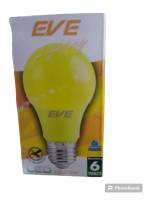 หลอด LED A60 เหลือง 6w.E27 EVE