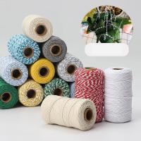 100M/Roll 2mm Macrame Cord Rope Cotton Twine Thread String DIY Wall Hanging Basket Bohemia Wedding Party Home Decor Gift Packing General Craft