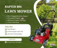 รถเข็นตัดหญ้าสี่ล้อ RAPTER B04 เครื่องยนต์ BRIGGS &amp; STRATTON พร้อมกล่องเก็บหญ้า