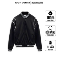 Áo Khoác Nam ICON DENIM Varsity Jacket Regular Form AKID0023 thumbnail