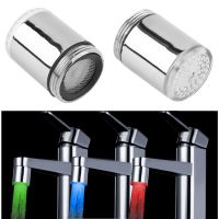 Automatic 7 Colors Changing LED Glow Faucet Tap Luminous Water Nozzle Head Light Shower Spout for Kitchen Bathroom Basin