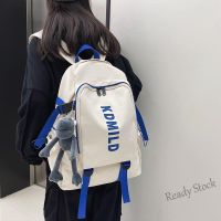 【Ready Stock】 ◑☒♝ C23 New Ins Trend Schoolbag Couple Large-capacity Backpack Girls Travel Bag