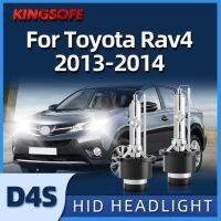 อะไหล่ไฟหน้าซีนอนสำหรับ2x 12V 35W Lampu Depan Mobil 6000K สีขาวสำหรับ Rav4 Toyota 2013 2014