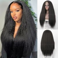 【LZ】❍❈◑  30inch Straight Wigs Natural Color Straight Synthetic Hair Wig Cheap Wigs for Black Women Full Machine Made Wigs