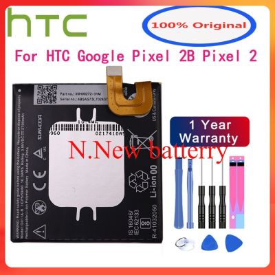 100% Original G011A-B BG2W 2700mAh แบตเตอรี่โทรศัพท์สำหรับ HTC Google Pixel 2B Pixel 2คุณภาพสูงเปลี่ยนแบตเตอรี่ bateria