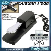 1X Universal Sustain Pedal Foot Damper Switch Keyboard Fits for Yamaha Casio Korg Roland