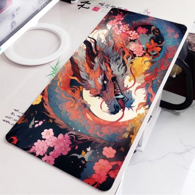 Cool Monsters Chinese Dragon Cthulhu Snake Tiger XXL Large Mousepad Keyboard Pad Gaming Mouse Pad
