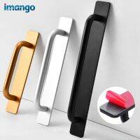 Self-Stick Instant Cabinet Drawer Handle and Pull Push Glass with Adhesive for Kitchen Door Bathroom Window Sliding Closet Knob Door Hardware Locks