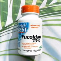 Fucoidan 70% ฟูคอยแดน 300 mg 60 Veggie Caps (Doctors Best) #Fucoidan