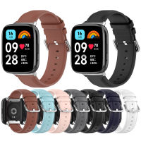 อุปกรณ์เสริมสำหรับนาฬิกาสายหนังสายนาฬิกาสำหรับนาฬิกา Redmi Watch 3 Youth /Lite/active