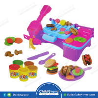 ChildGrand Dough Barbecue Playset ชุดแป้งโดว์บาร์บีคิว BARBEQUE 8818B #411138