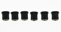 KAISH 6x Black Guitar String Through Body 5/16" String Ferrules Fits for Telecaster USA