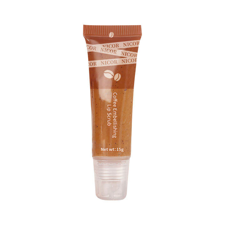 Lip Caring Lip Scrub with Coffee, 15ml Lazada PH