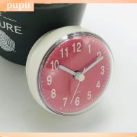 PUPU นาฬิกาติดผนังนาฬิกาติดกำแพงฝักบัวการตกแต่งบ้านแบตเตอรี่3D นาฬิกาเรียบง่ายกันน้ำห้องนั่งเล่น
