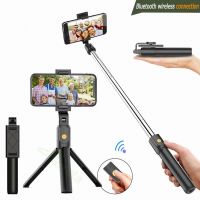 Bluetooth Wireless Handheld Selfie Stick Tripod Extendable Monopod with Remote for Huawei iPhone 13 Pro Max Xiaomi Phone Live