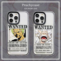 อะนิเมชั่นเคสโทรศัพท์ช่องเสียบบัตร Luffy Roronoa Zoro สำหรับ iPhone 15 Plus 13 12 11 Pro Max Xr Max Xr X 8 7 6 TPU 3 In 1เคสกันกระแทกฝาหลังถอดออกได้