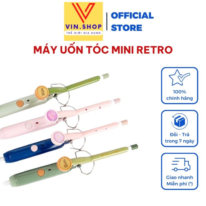 Với máy làm tóc xoăn mini RETRO này, bạn sẽ trở thành ngôi sao thời trang tài ba với những kiểu tóc xoăn đậm chất retro. Thiết kế độc đáo cùng với chất lượng sản phẩm hoàn hảo sẽ giúp bạn tự tin hơn trong các sự kiện quan trọng.