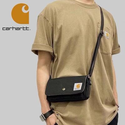 เว็บไซต์ทางการ Carhartt กระเป๋าใส่ของจำเป็น Carhart กระเป๋าหิ้ว Messenger กระเป๋าสะพายไหล่ลุคสบายความเหมาะสม