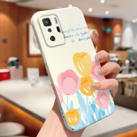 Case4you สำหรับ Xiaomi MI Poco X3 GT All-Inclusive กรณีโทรศัพท์ฟิล์มลายดอกไม้การ์ตูนเปลือกแข็งคลุมทั้งหมดเคสป้องกันทนแรงกระแทกจากกล้อง